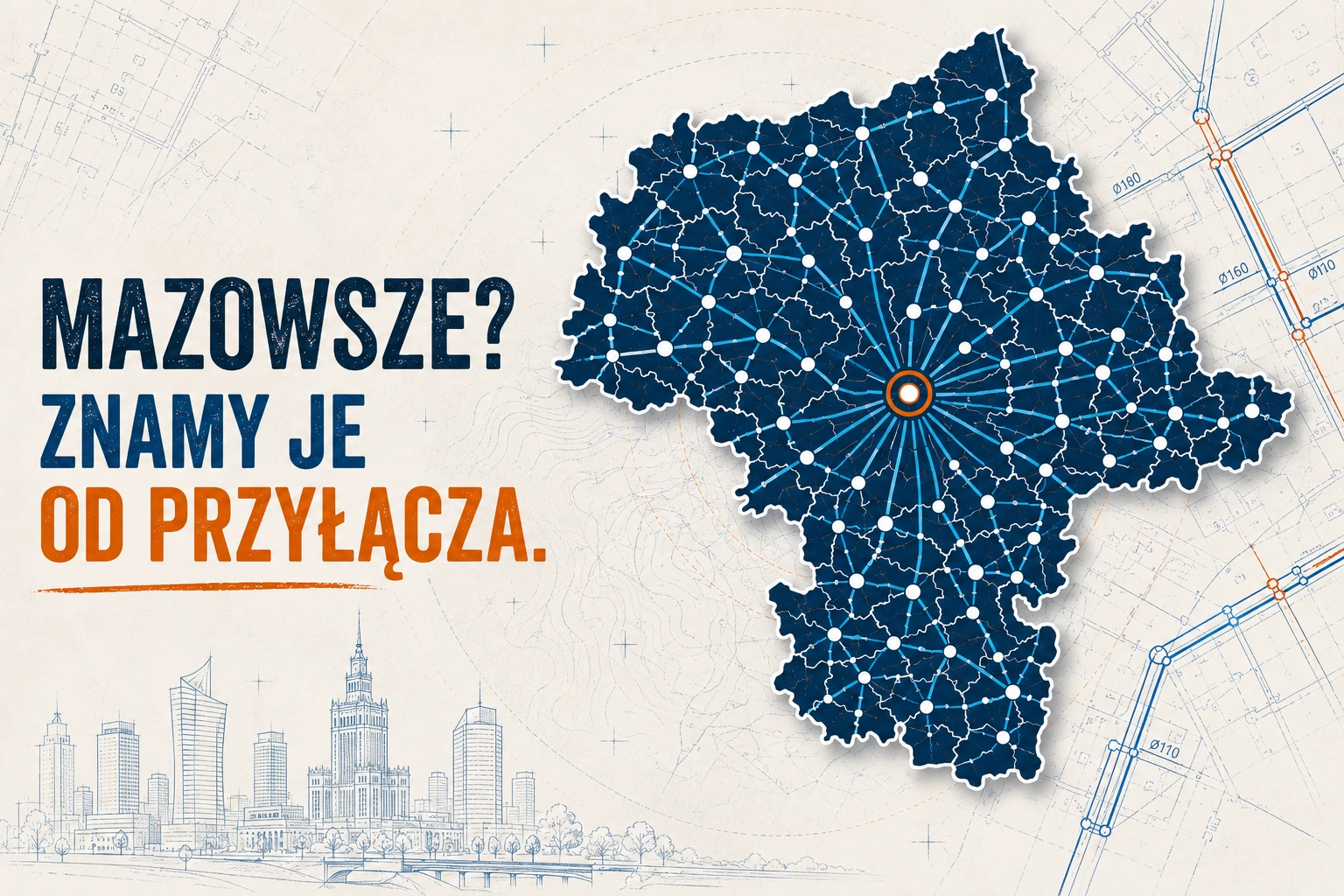 Mazowsze opanowane! Nie ma gminy w województwie, w której nie zrealizowalibyśmy projektu przyłącza