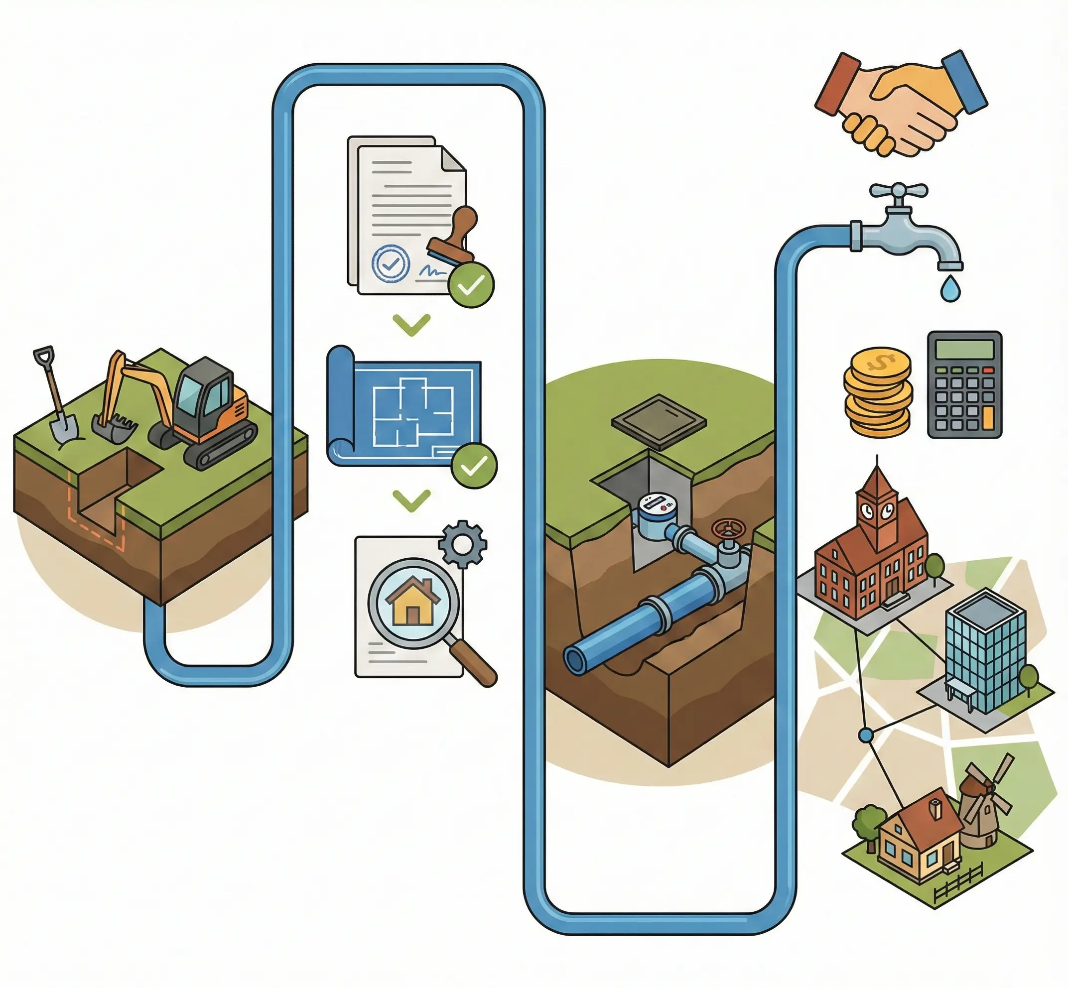 Jak przygotować działkę pod wodę - przykłady z różnych miast i gmin