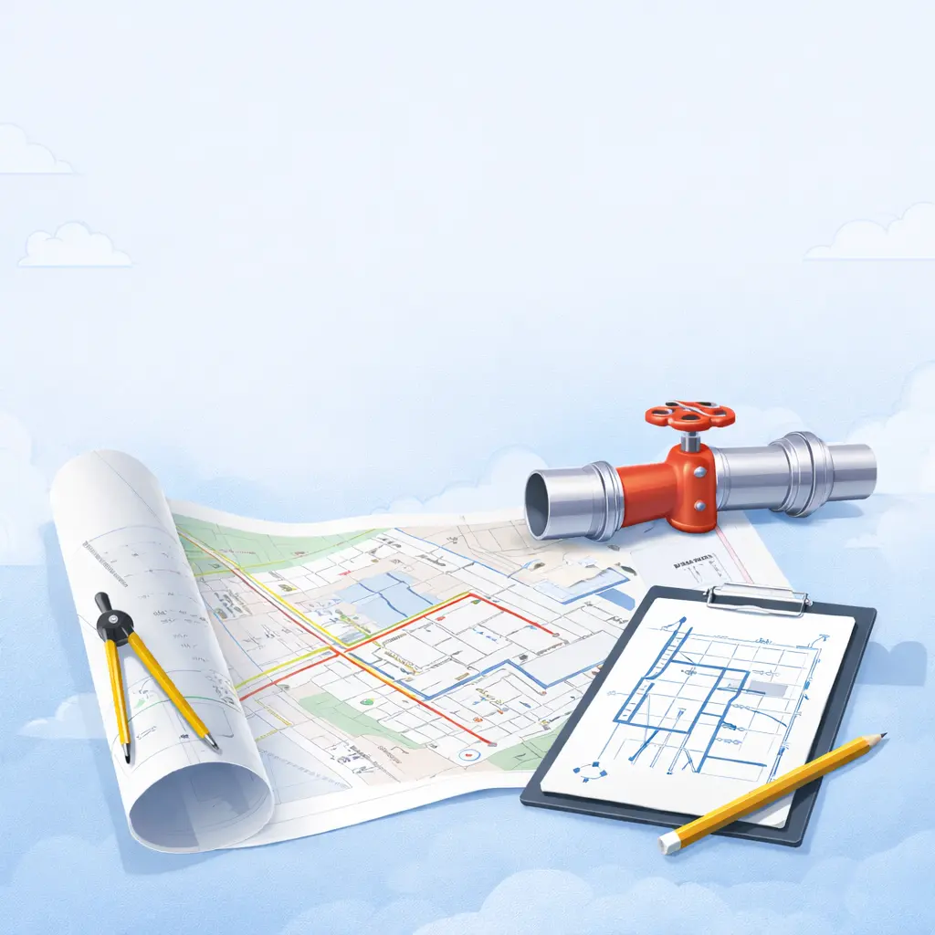 Czy mapa do celów projektowych jest potrzebna, aby wykonać projekt przyłącza wody lub kanalizacji?