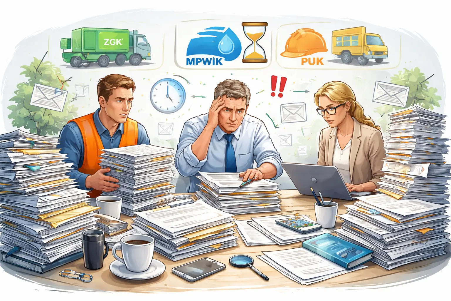 Uzgodnienia w ZGK, PUK i MPWiK - dlaczego 