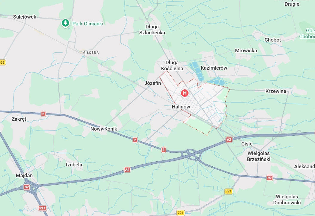 Projekt przyłącza wody Halinów