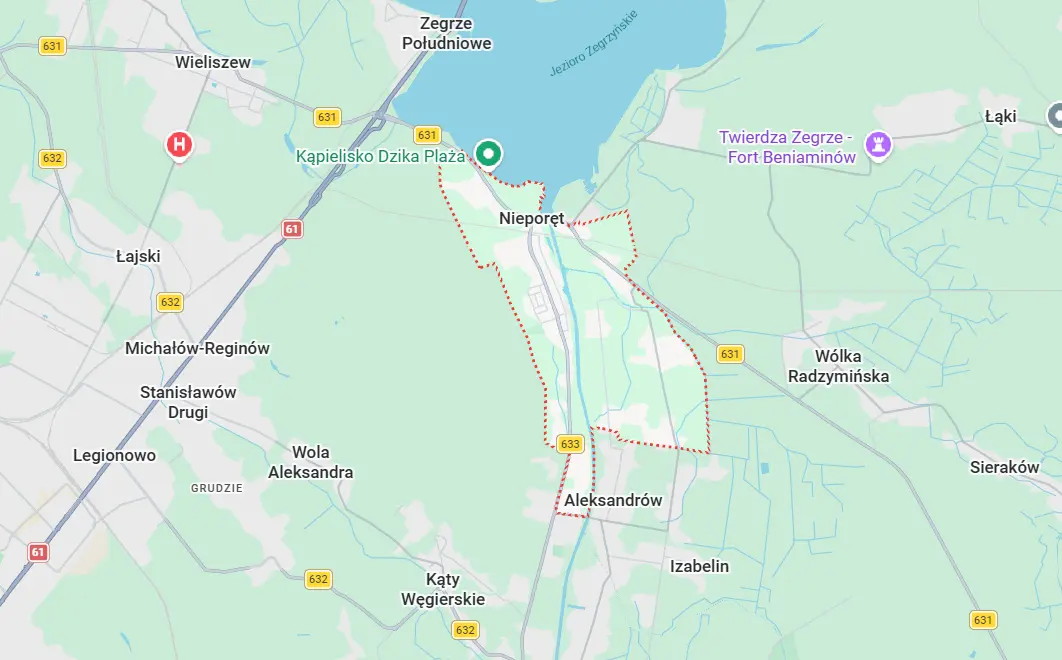 Projekt przyłącza wody Nieporęt